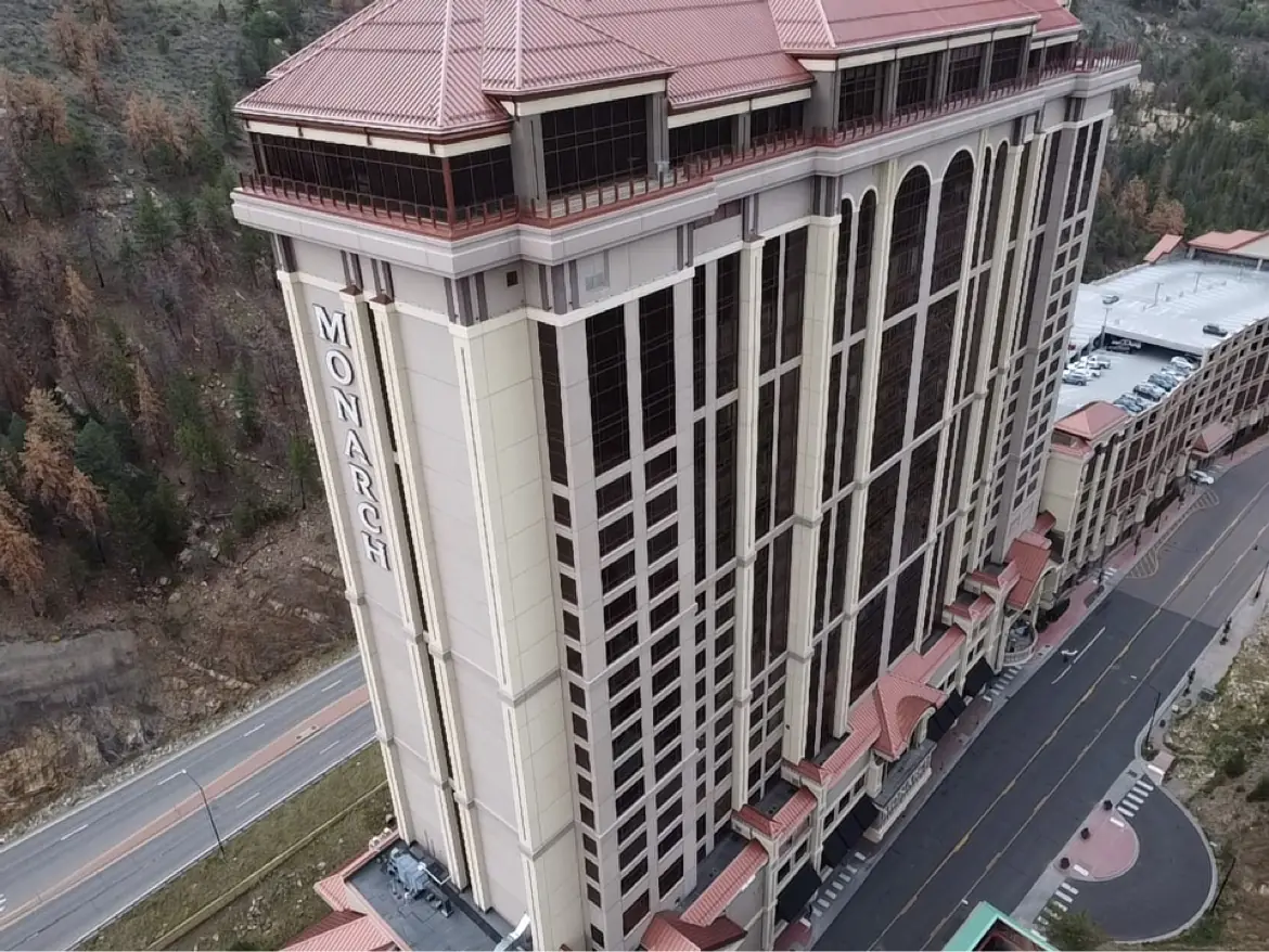 Monarch Casino Resort Spa hotel tower in Black Hawk, Colorado
